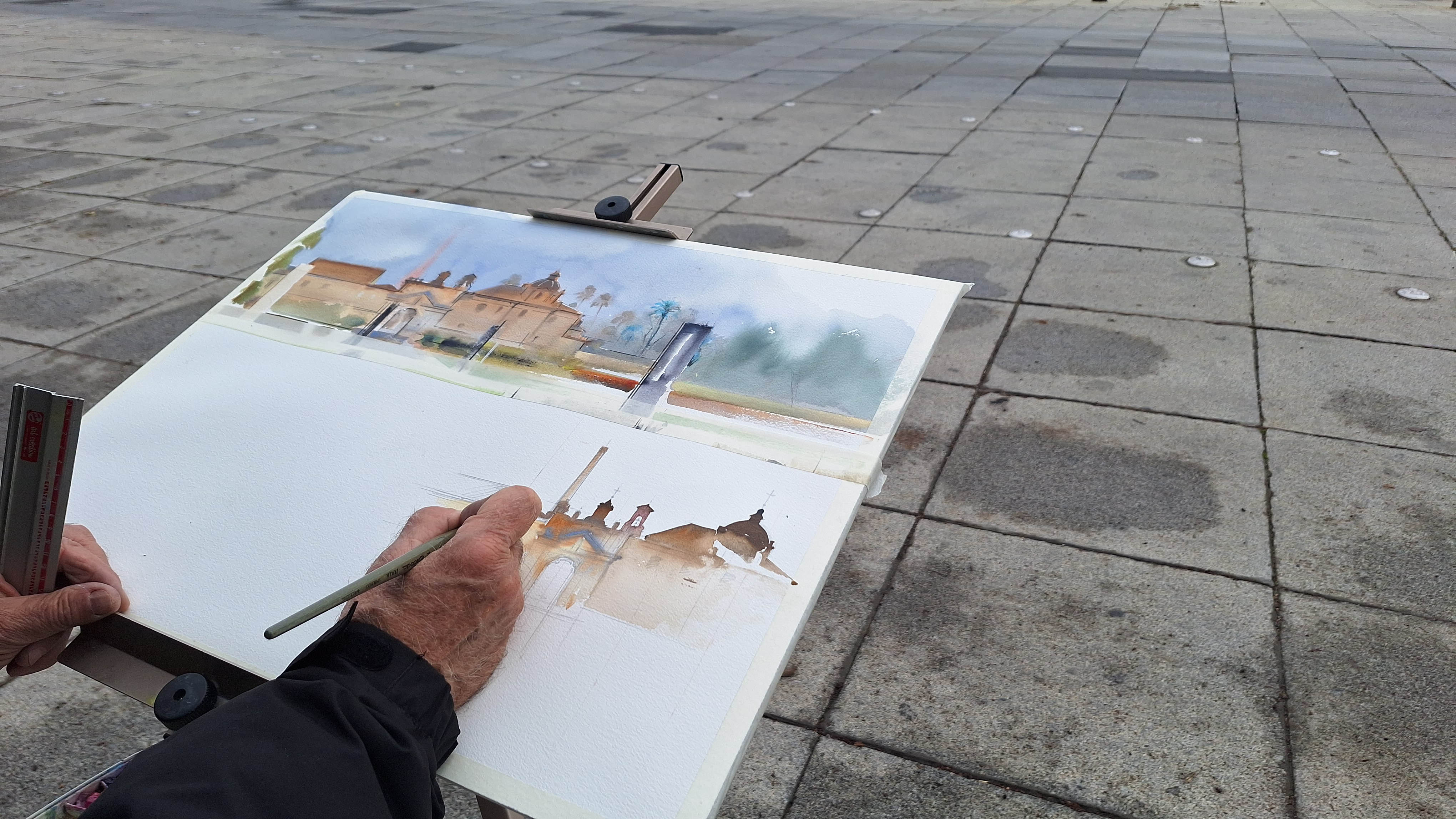 LA CARTUJA. PINTAR ENTRE LA NIEBLA