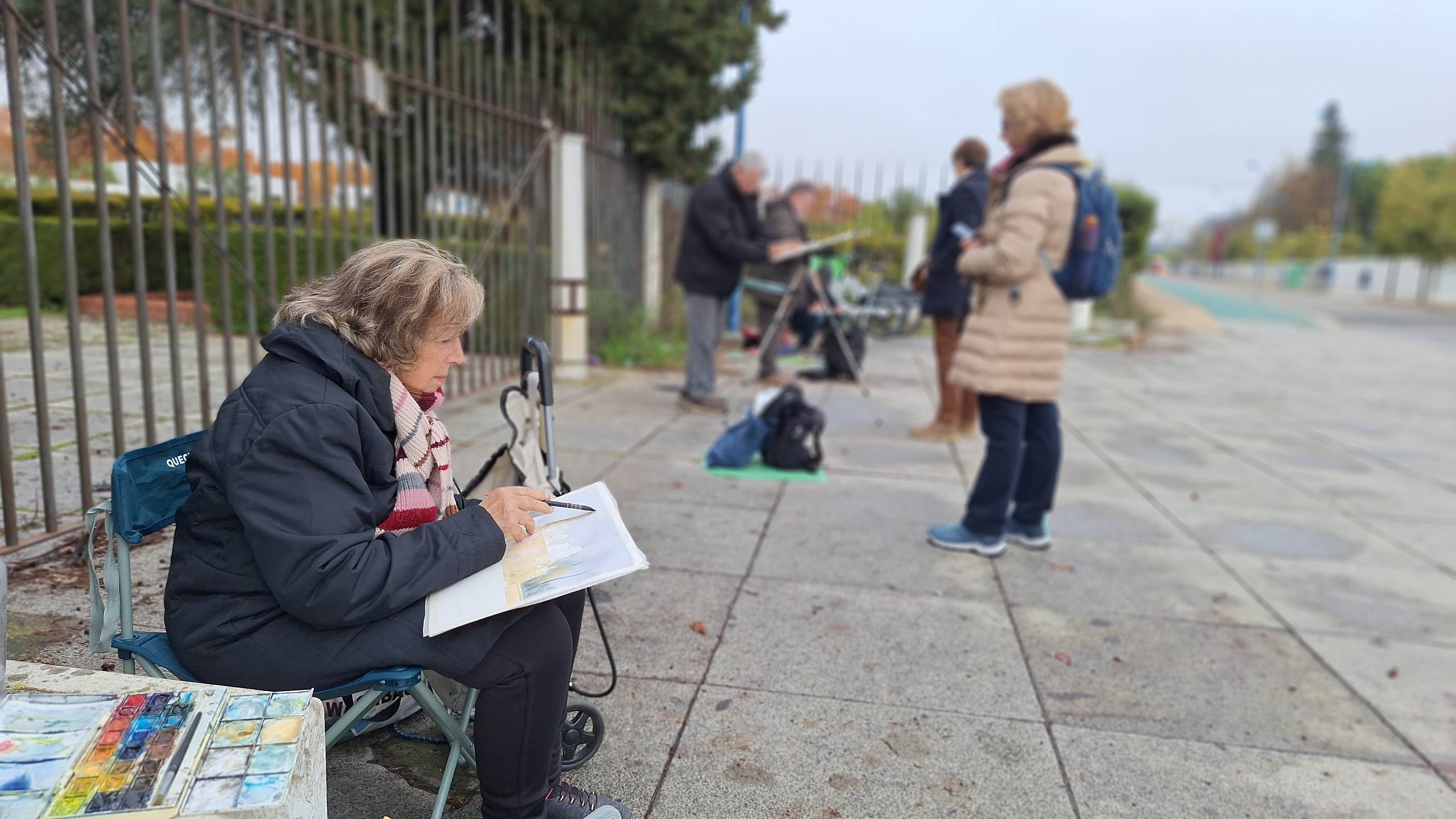 LA CARTUJA. PINTAR ENTRE LA NIEBLA