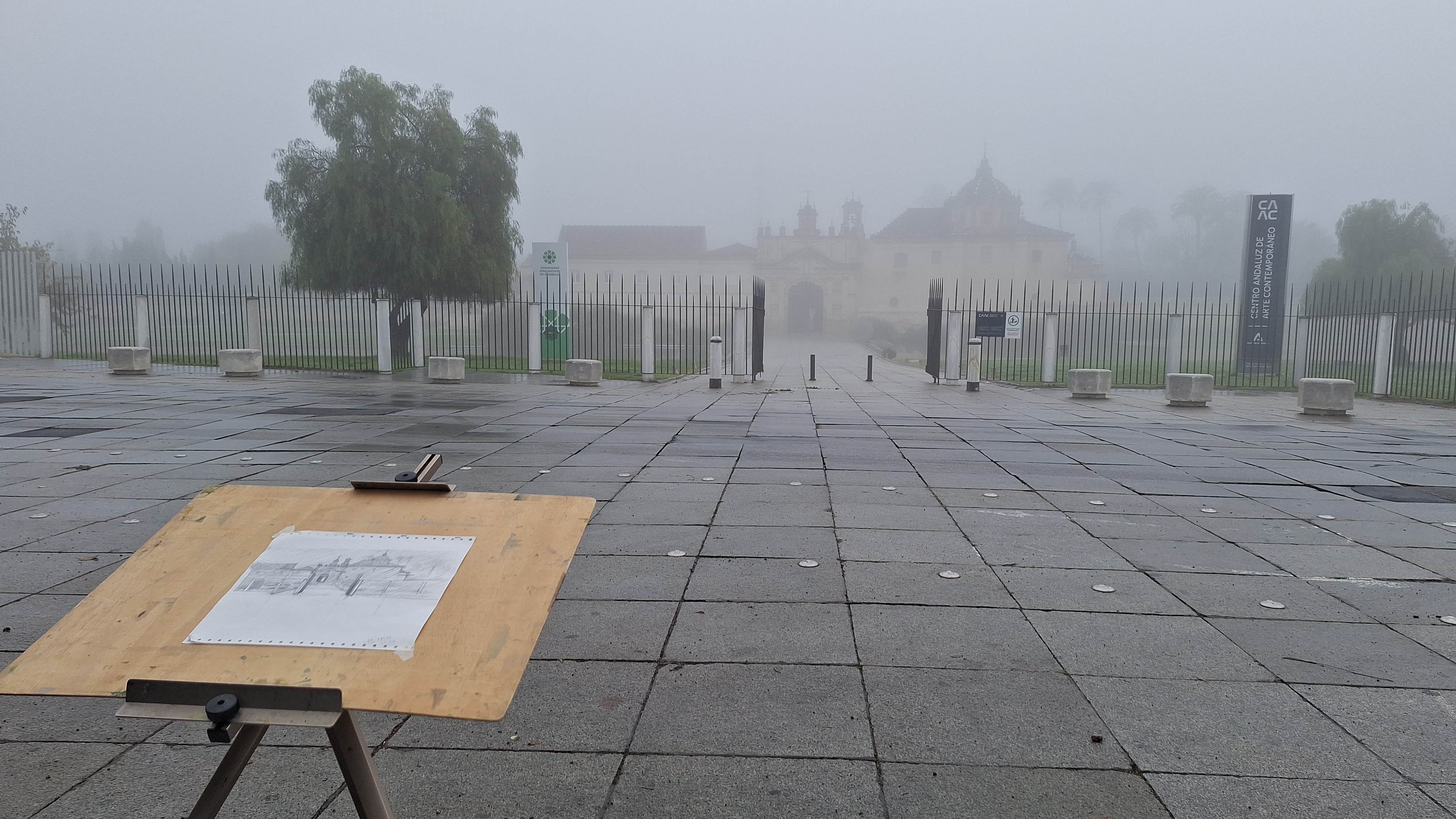 LA CARTUJA. PINTAR ENTRE LA NIEBLA