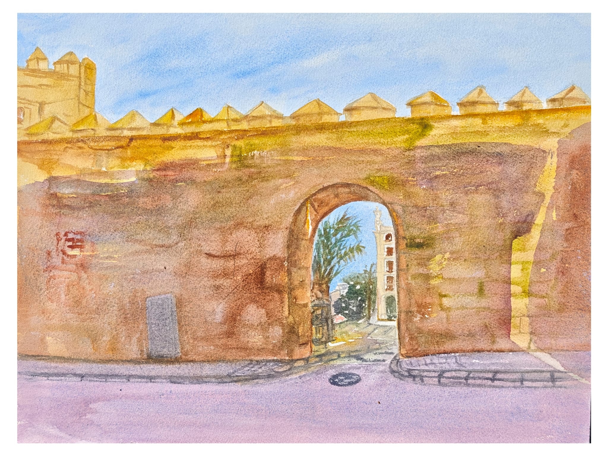 Salida a pintar a la Muralla de la Macarena