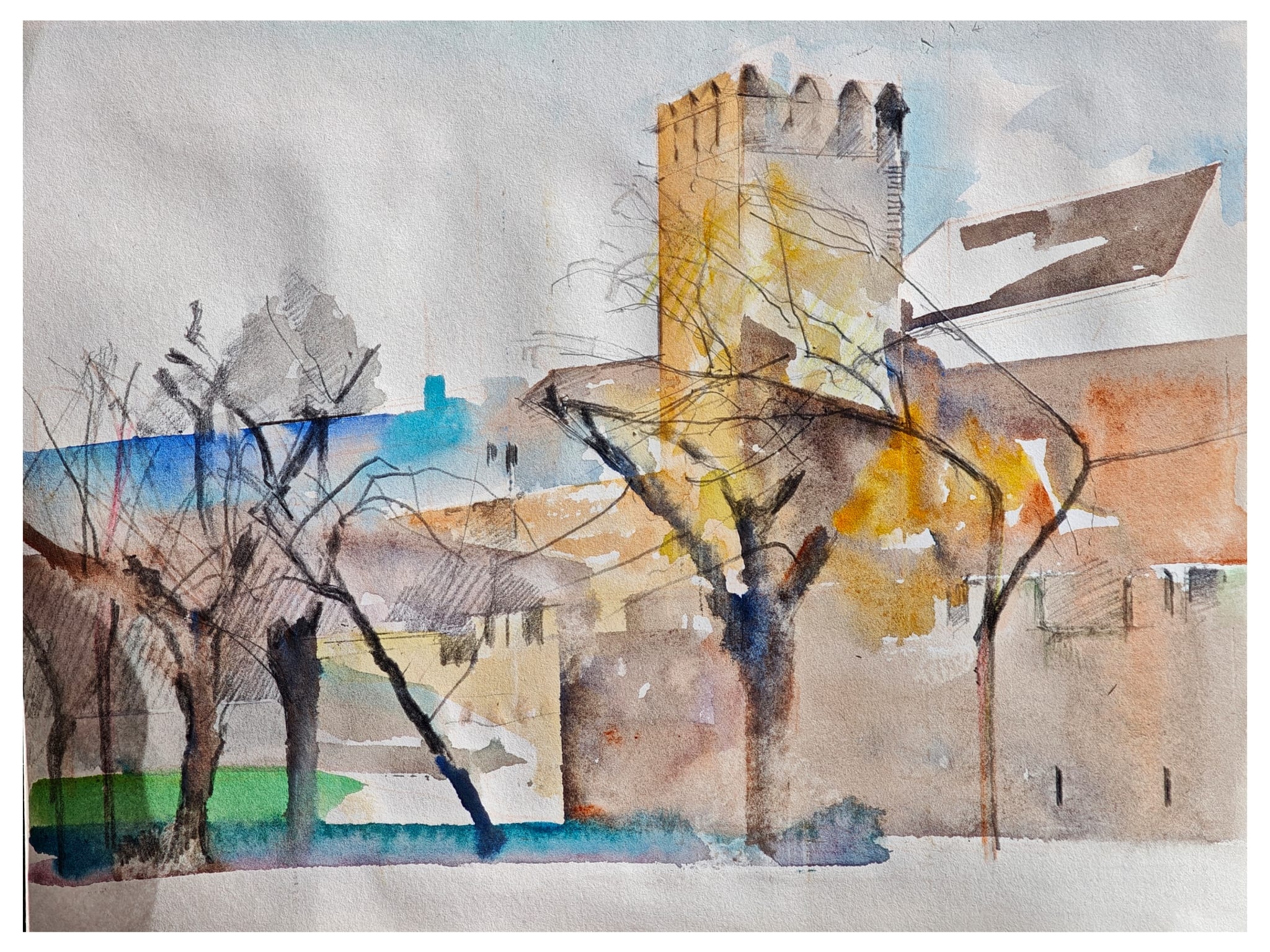 Salida a pintar a la Muralla de la Macarena